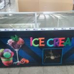 فریزر بستنی درب شیشه ای 500لیتری یخچال سازان