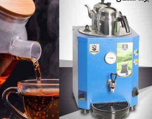 چایساز اتوماتیک صنعتی 15 لیتری 2قوری جامبو سلطان